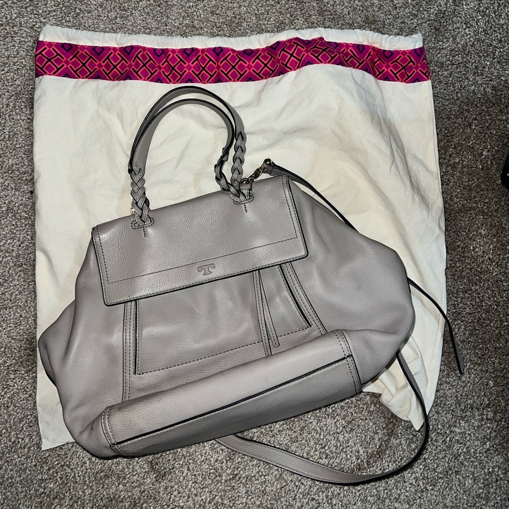 Tory Burch Half Moon Large Satchel